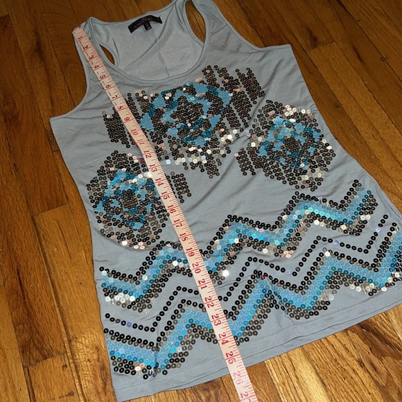 Almost Famous Sequin Tank Top Size Medium - Picture 8 of 8